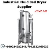 Industrial Fluid Bed Dryer Supplier in India