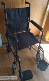 Lightweight transport wheelchair