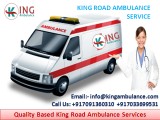King Emergency Ambulance Service in Dwarikapuri Ranchi with Vent