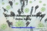 Do an online survey of pandemic behavior and attitudes for 8-46 