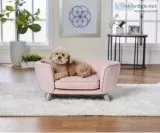 Enchanted Home Pet Romy Sofa Cat and Dog Bed wRemovable Cover Sm