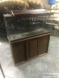 New 30 Gal. Aquarium Flor. hood and wood stand