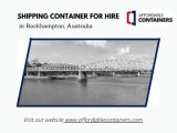 Buy shipping containers in Rockhampton Australia &ndash Affordab