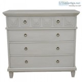 Donatella Tall Grey Dresser - Lillian Home