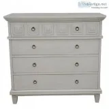 Donatella Tall Grey Dresser - Lillian Home