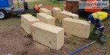 A Grade (5 sawn sided) and (6 sawn sided) blocks Wheel Sawn Sand