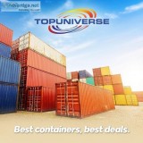 Top Universe Offers Used 20 ft Cargo worthy Shipping Containers 