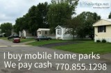 I buy parks - mobile homes