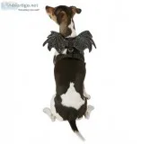 Black Sparkle Bat Wings Dog Harness