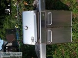 Weber stainless steel grill