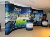 Hurry Now 10x10 Trade Show Magnetic Displays  Easy To Use   Cana