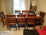 Dinning table with 8 chairs for sale