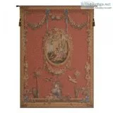 BUY ELEGANT MEDALLION SERENADE ROUGE FRENCH TAPESTRY