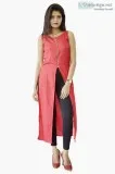 Buy Casual Sleeveless Solid Women Red Top Online at Flipkart.com