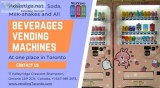Health drinks soda beverages vending machines in Toronto