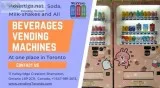 Health drinks soda beverages vending machines in Toronto