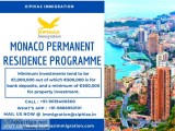 Monaco permanent residence programme