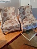 2 Wingback chairs