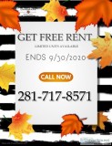 ONLY THREE DAYS LEFT TO GET FREE RENT