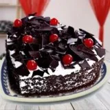 Heart Shape Black Forest Cake