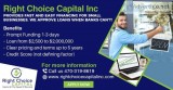 Business LoansRight Choice Capital