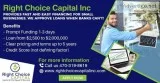 Business LoansRight Choice Capital