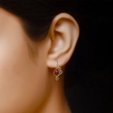 Dishis Designer Jewellery Gold and Diamond Drop Earrings B2B Exp