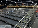 Custom High End Modular Seating Risers  Bleachers