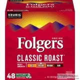 Folgers Classic Roast Medium Roast Coffee K-Cup Pods 48-Count