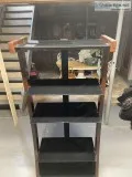 5 Tier Glass Shelf Tower