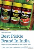 Best Quality Pickle In India