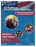 Looking for families to host foreign exchange student for next y