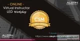 Certified Scrum Master  Scrum Alliance  Virtual Instructor Led w