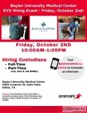 Custodial Services Hiring Event 102 - Baylor University Med Ctr