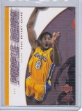 Kobe Bryant 2001 UD Game Jersey Edition Purple Reign 431