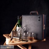 Buy portable Whisky bar case set at best price online India