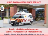Hire Inexpensive Ground Ambulance Service in Tatanagar by King