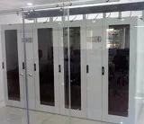 Self contained server rack with cooling