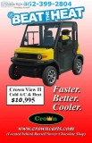 Crown View 2020 Golf Cart with Real Air Conditioning