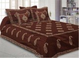Purchase Online Brown Color Printed Bed Sheets