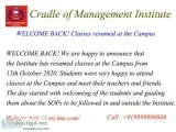 WELCOME BACK Classes resumed at the Campus