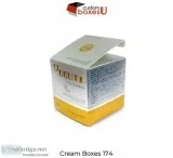 Custom Cream Boxes Wholesale
