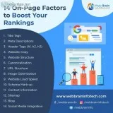 14 On Page Factors to Boost Your Rankings