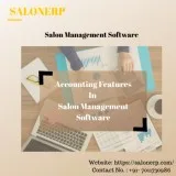 Accounting features in salon management software by SalonERP