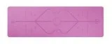 High Quality Non Slip TPE Yoga Mat with Position Line Fitness Gy