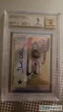 2005 BOWMAN CHROME AUTO DEMARCUS WARE RC BGS 9 AUTO 10