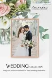 Clear Acrylic Wedding Invitations