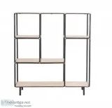 Sydney 92cm Low Decorative Book Shelving Unit  ChicParadisLux