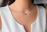 Pure Silver Necklace Set With Price