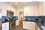 Kitchen with all New Stainless Steel Appliances Refrigerator Sto
